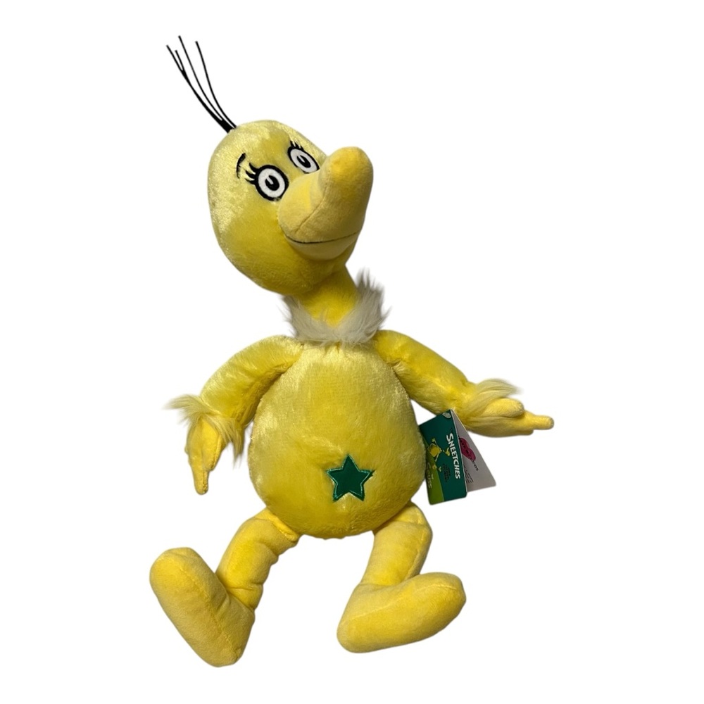 Kohl’s Cares Sneetch Green Star Yellow Dr. Suess Plush Stuffed Animal
